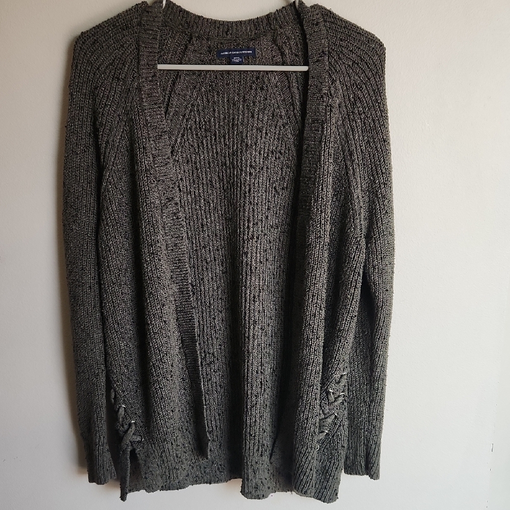 American Eagle Outfitters Olive Cardigan